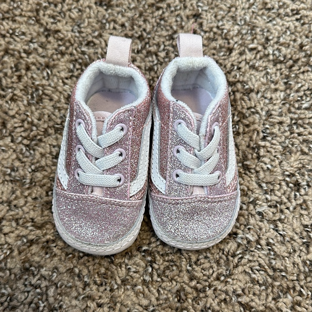 Pink sparkly vans